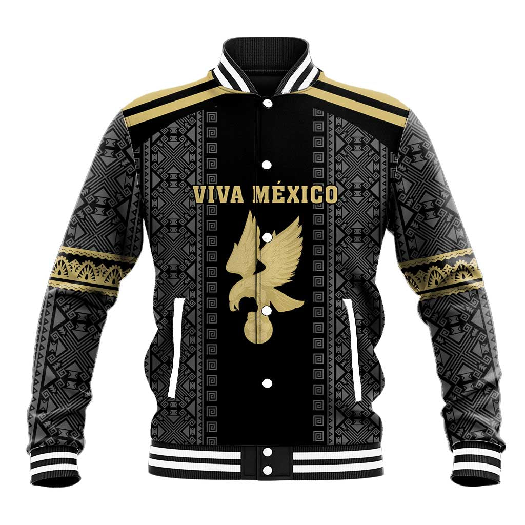 Custom Mexico Football Baseball Jacket El Tri Aztec Pattern Back Version