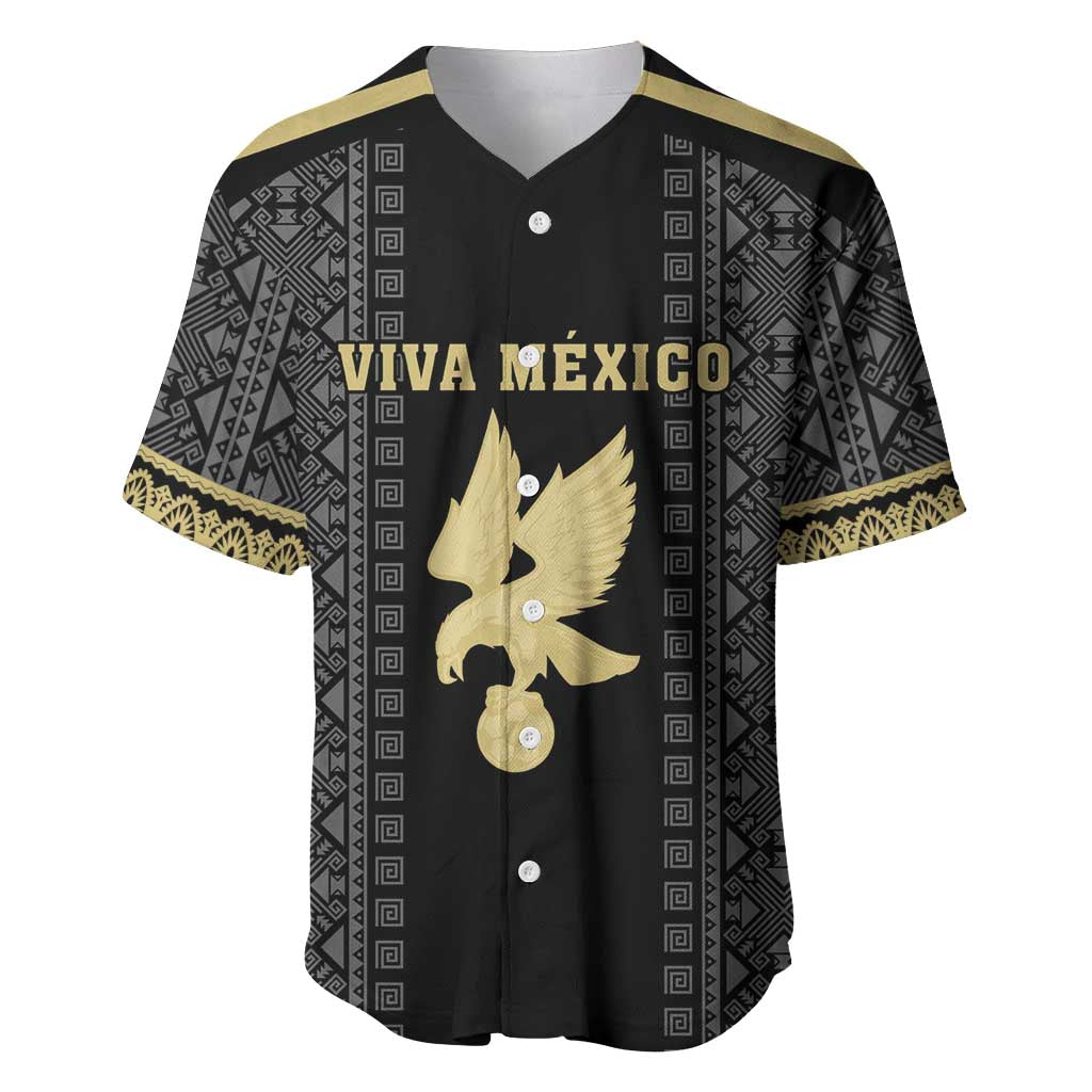 Custom Mexico Football Baseball Jersey El Tri Aztec Pattern Back Version