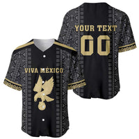 Custom Mexico Football Baseball Jersey El Tri Aztec Pattern Back Version