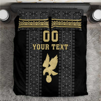 Custom Mexico Football Bedding Set El Tri Aztec Pattern Back Version