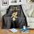 Custom Mexico Football Blanket El Tri Aztec Pattern Back Version