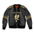Custom Mexico Football Bomber Jacket El Tri Aztec Pattern Back Version