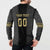 Custom Mexico Football Button Sweatshirt El Tri Aztec Pattern Back Version