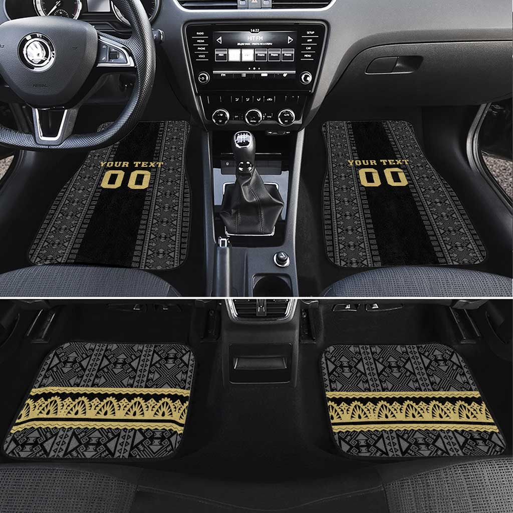 Custom Mexico Football Car Mats El Tri Aztec Pattern Back Version