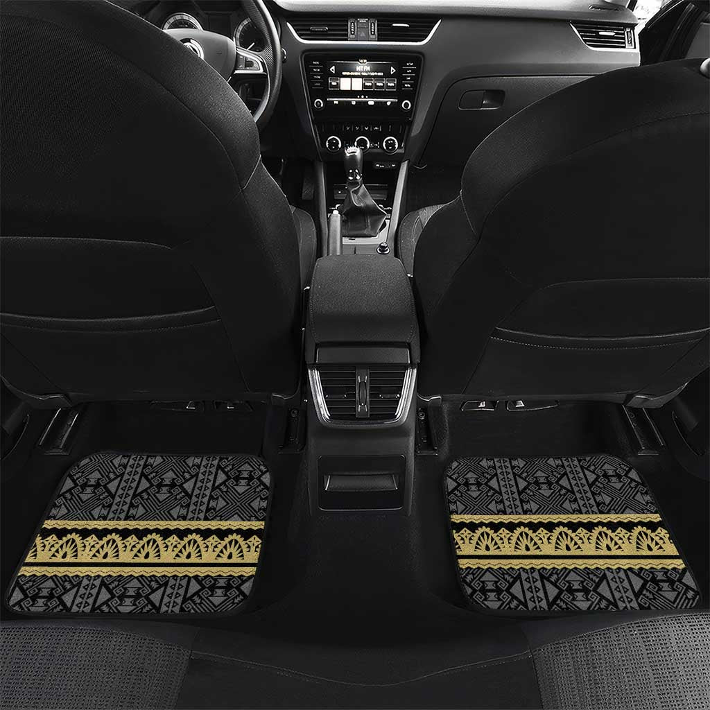 Custom Mexico Football Car Mats El Tri Aztec Pattern Back Version
