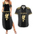Custom Mexico Football Couples Matching Summer Maxi Dress and Hawaiian Shirt El Tri Aztec Pattern Back Version