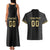 Custom Mexico Football Couples Matching Tank Maxi Dress and Hawaiian Shirt El Tri Aztec Pattern Back Version