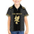 Custom Mexico Football Family Matching Long Sleeve Bodycon Dress and Hawaiian Shirt El Tri Aztec Pattern Back Version