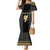 Custom Mexico Football Family Matching Mermaid Dress and Hawaiian Shirt El Tri Aztec Pattern Back Version