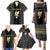 Custom Mexico Football Family Matching Puletasi and Hawaiian Shirt El Tri Aztec Pattern Back Version