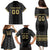 Custom Mexico Football Family Matching Puletasi and Hawaiian Shirt El Tri Aztec Pattern Back Version