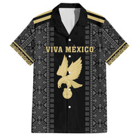Custom Mexico Football Family Matching Summer Maxi Dress and Hawaiian Shirt El Tri Aztec Pattern Back Version