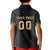 Custom Mexico Football Kid Polo Shirt El Tri Aztec Pattern Back Version