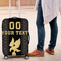 Custom Mexico Football Luggage Cover El Tri Aztec Pattern Back Version