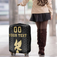 Custom Mexico Football Luggage Cover El Tri Aztec Pattern Back Version