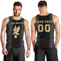 Custom Mexico Football Men Tank Top El Tri Aztec Pattern Back Version