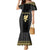 Custom Mexico Football Mermaid Dress El Tri Aztec Pattern Back Version