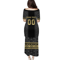 Custom Mexico Football Puletasi El Tri Aztec Pattern Back Version