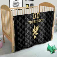 Custom Mexico Football Quilt El Tri Aztec Pattern Back Version