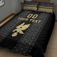 Custom Mexico Football Quilt Bed Set El Tri Aztec Pattern Back Version