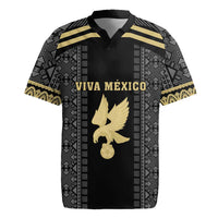 Custom Mexico Football Rugby Jersey El Tri Aztec Pattern Back Version