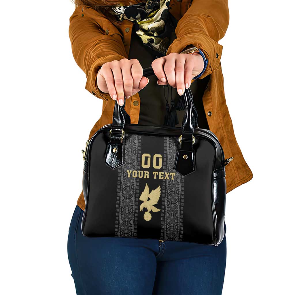 Custom Mexico Football Shoulder Handbag El Tri Aztec Pattern Back Version