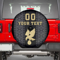 Custom Mexico Football Spare Tire Cover El Tri Aztec Pattern Back Version