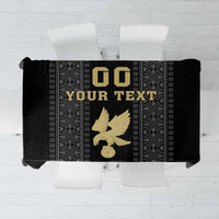 Custom Mexico Football Tablecloth El Tri Aztec Pattern Back Version