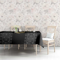 Custom Mexico Football Tablecloth El Tri Aztec Pattern Back Version