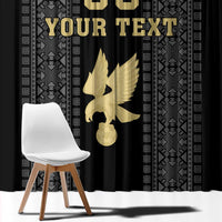 Custom Mexico Football Window Curtain El Tri Aztec Pattern Back Version