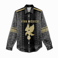 Custom Mexico Football Women Casual Shirt El Tri Aztec Pattern Back Version