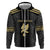 Custom Mexico Football Zip Hoodie El Tri Aztec Pattern Back Version