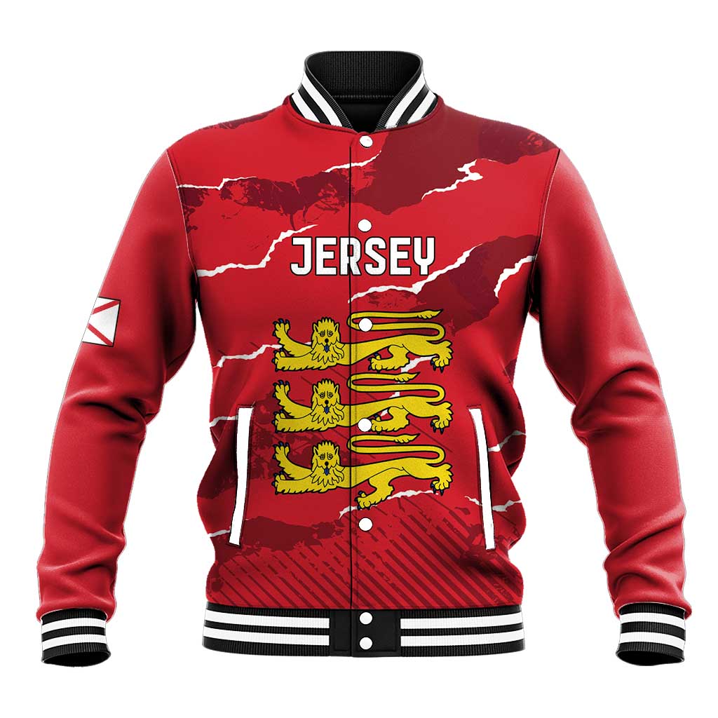 Custom Bailiwick of Jersey Baseball Jacket Sporty Style
