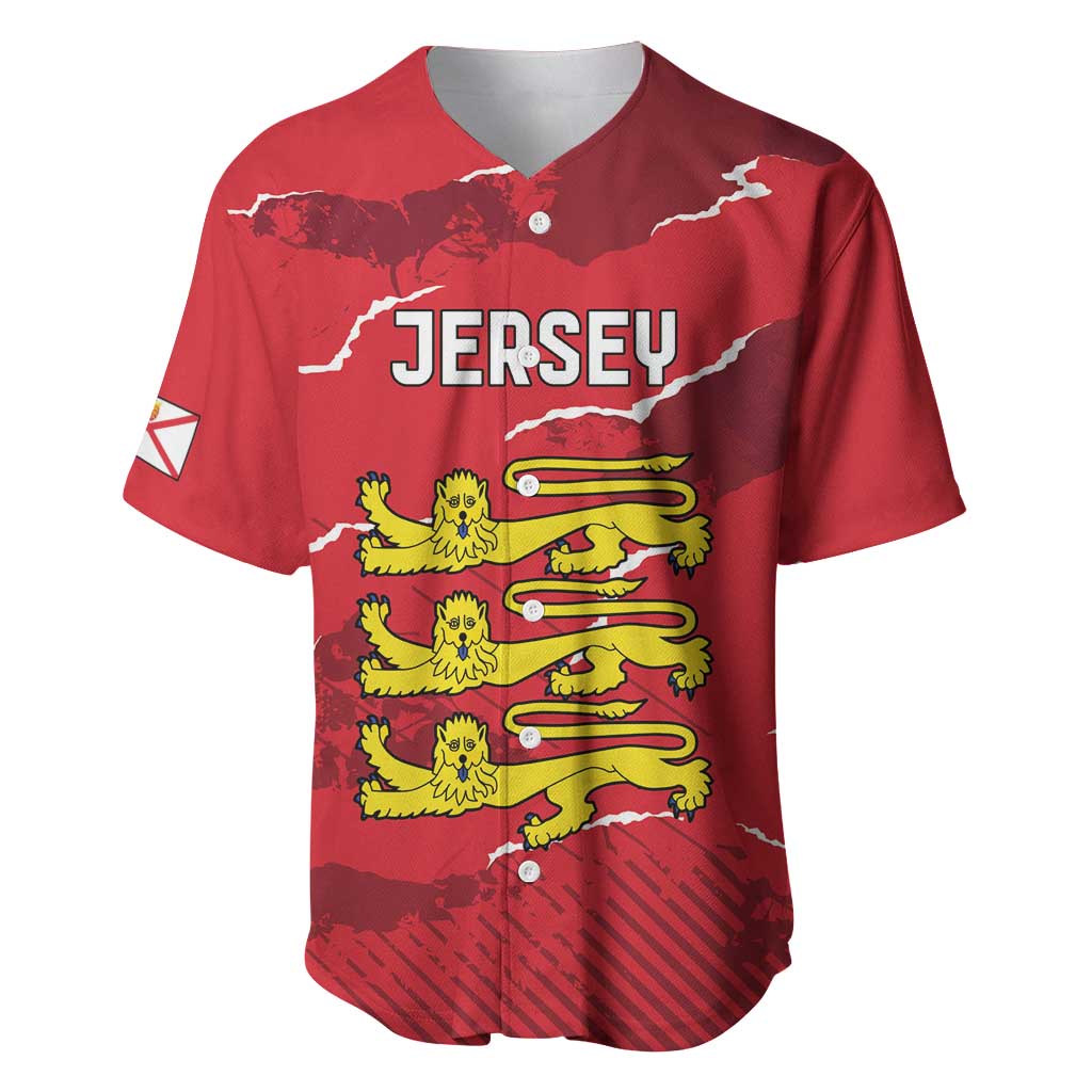 Custom Bailiwick of Jersey Baseball Jersey Sporty Style