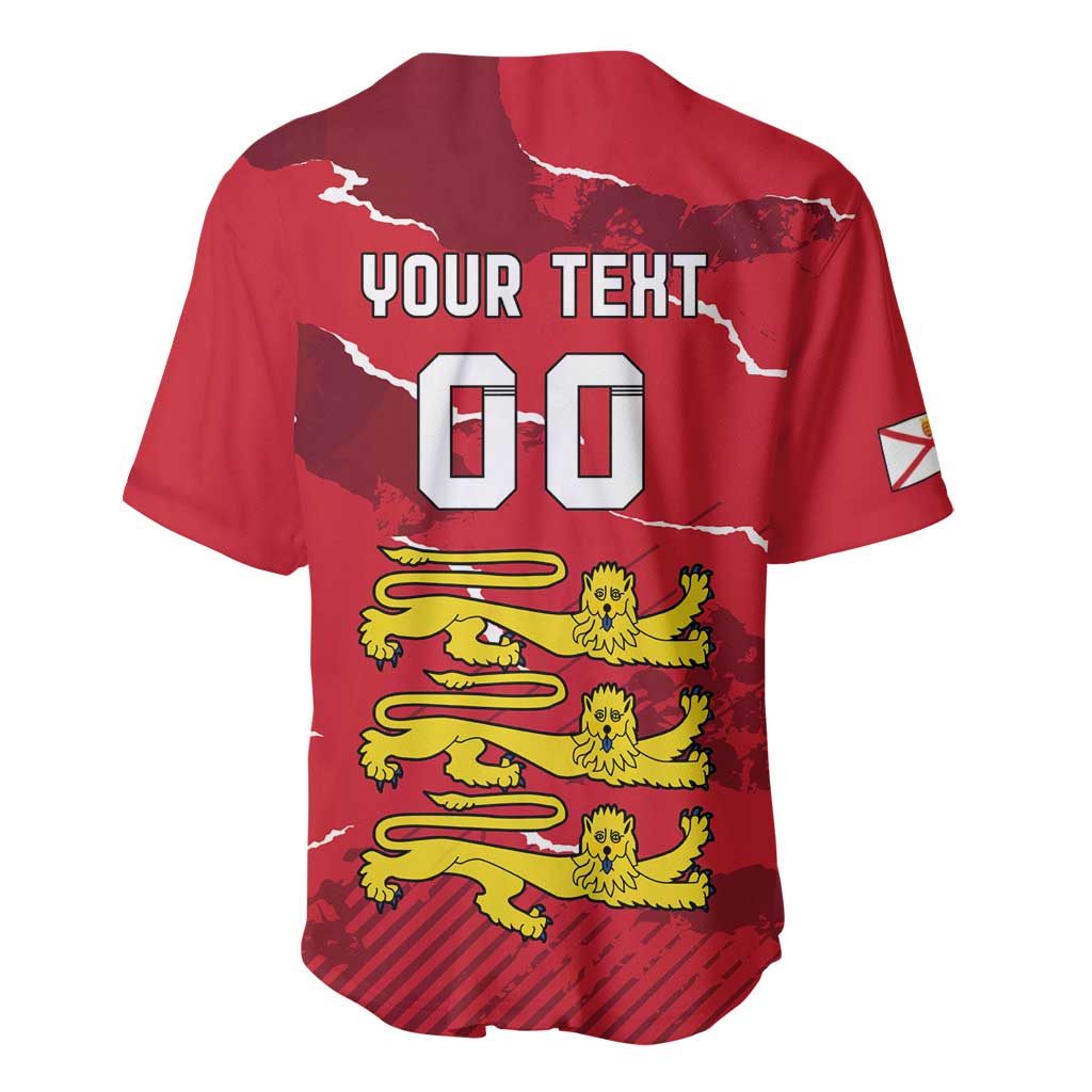 Custom Bailiwick of Jersey Baseball Jersey Sporty Style