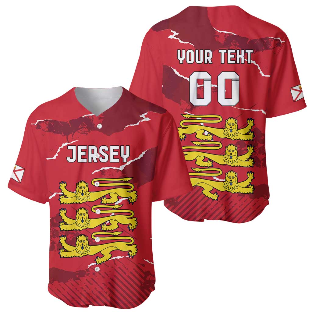 Custom Bailiwick of Jersey Baseball Jersey Sporty Style
