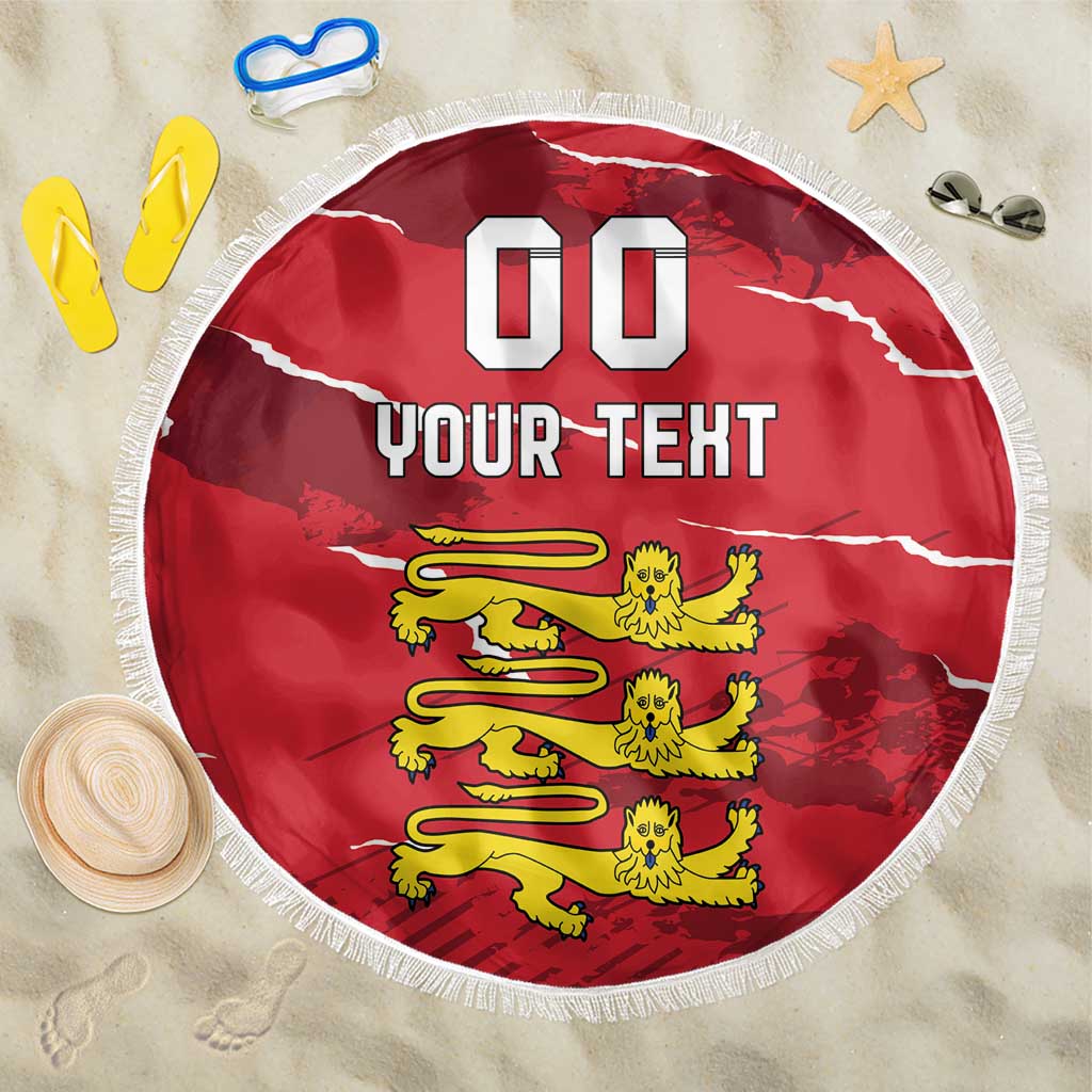 Custom Bailiwick of Jersey Beach Blanket Sporty Style