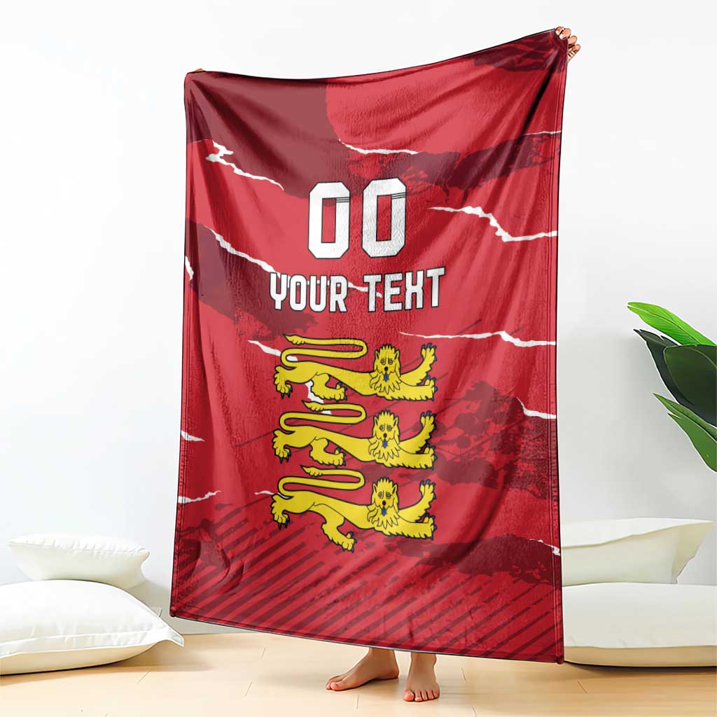 Custom Bailiwick of Jersey Blanket Sporty Style