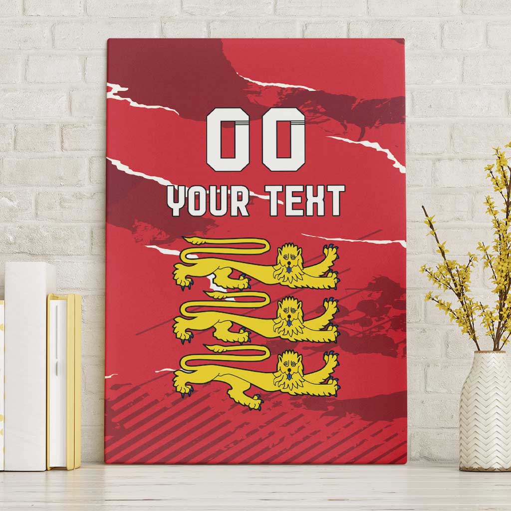 Custom Bailiwick of Jersey Canvas Wall Art Sporty Style