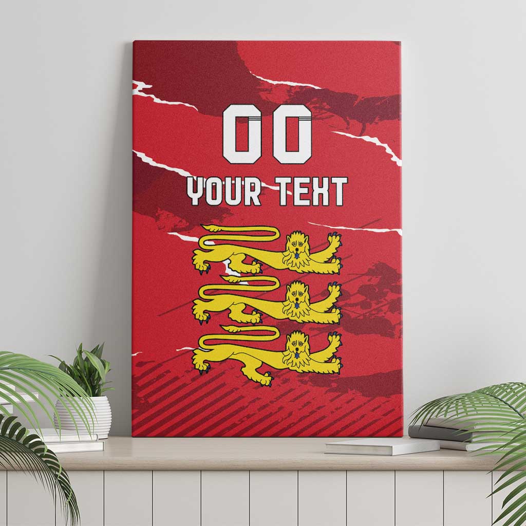 Custom Bailiwick of Jersey Canvas Wall Art Sporty Style