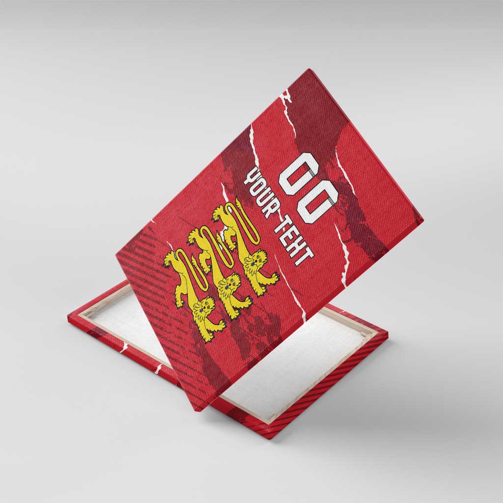 Custom Bailiwick of Jersey Canvas Wall Art Sporty Style