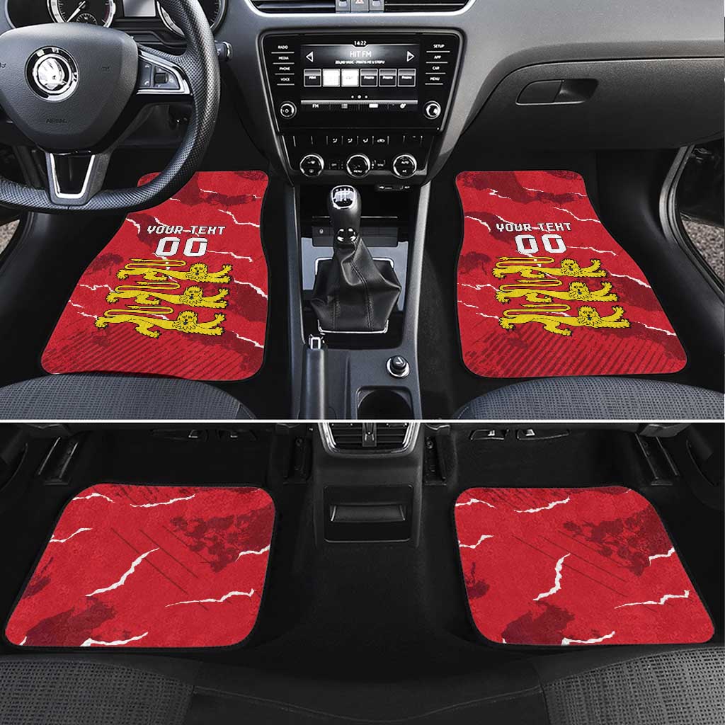 Custom Bailiwick of Jersey Car Mats Sporty Style