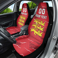 Custom Bailiwick of Jersey Car Seat Cover Sporty Style