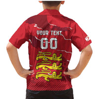 Custom Bailiwick of Jersey Family Matching Mermaid Dress and Hawaiian Shirt Sporty Style