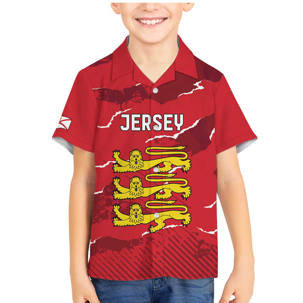 Custom Bailiwick of Jersey Family Matching Mermaid Dress and Hawaiian Shirt Sporty Style