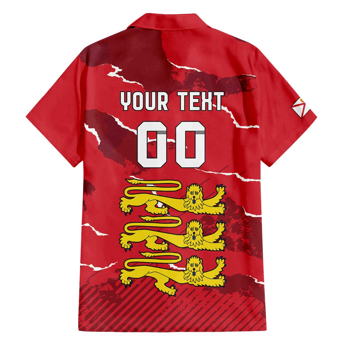 Custom Bailiwick of Jersey Family Matching Off The Shoulder Long Sleeve Dress and Hawaiian Shirt Sporty Style