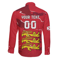 Custom Bailiwick of Jersey Family Matching Puletasi and Hawaiian Shirt Sporty Style