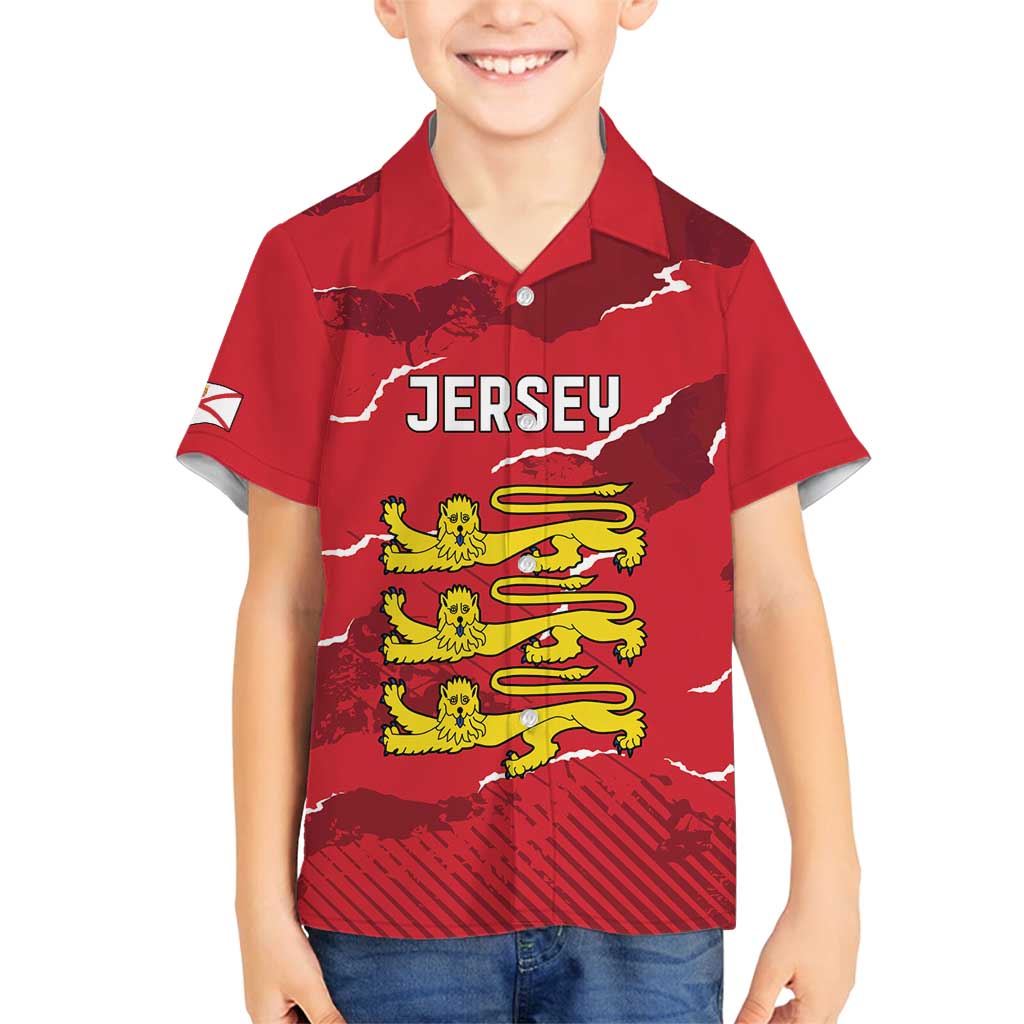 Custom Bailiwick of Jersey Family Matching Summer Maxi Dress and Hawaiian Shirt Sporty Style