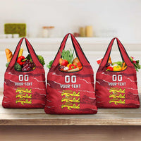 Custom Bailiwick of Jersey Grocery Bag Sporty Style