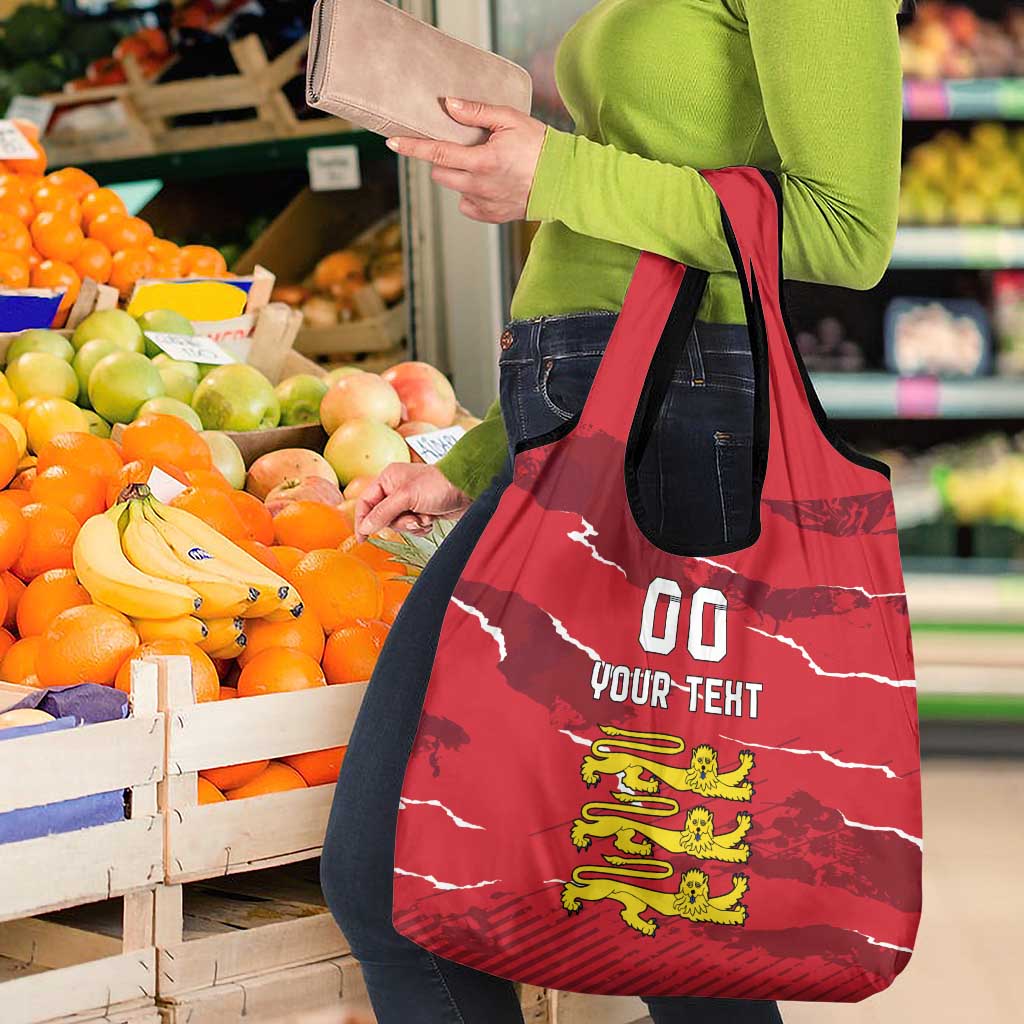 Custom Bailiwick of Jersey Grocery Bag Sporty Style